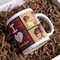 Vintage Heart Custom Photo Mug