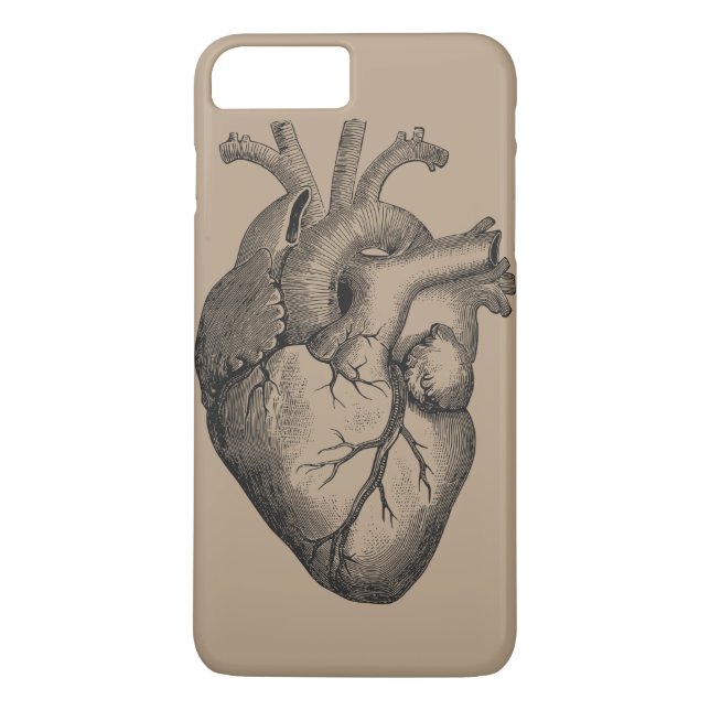 Vintage Heart Illustration Case-Mate iPhone Case (Back)