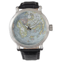 Vintage Heart Shaped Antique World Map Peter Apian
