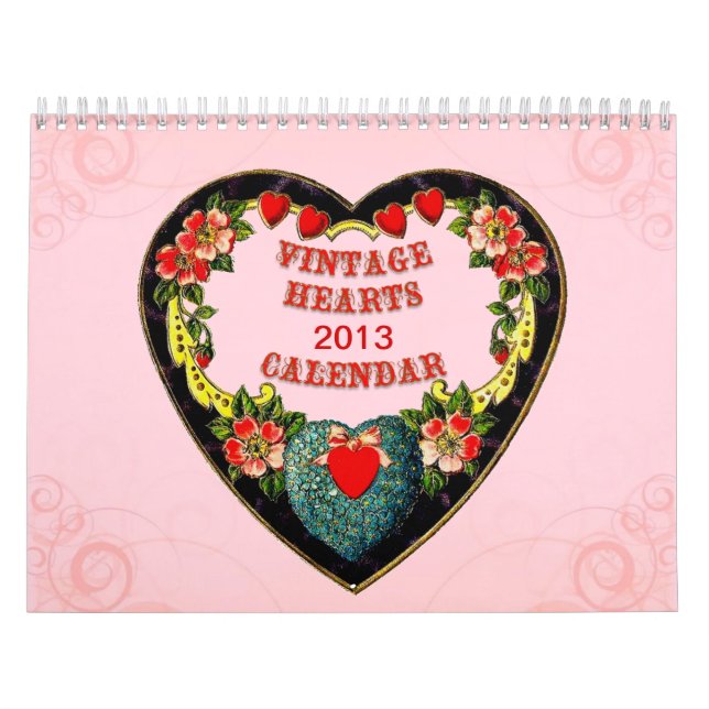 Vintage Hearts Calendar (Cover)