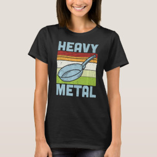 Vintage Heavy Metal Food Culinary Chef Cook Cooki T-Shirt