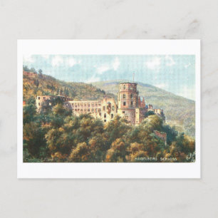 Vintage Heidelberg Castle  Postcard