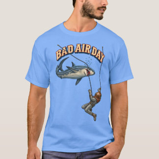 Vintage Helmet Diver and a Great White Shark URM T-Shirt