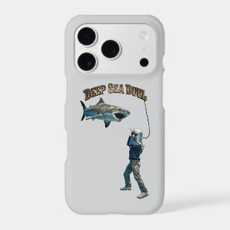 Vintage Helmet Diver Fighting a Tiger Shark URM