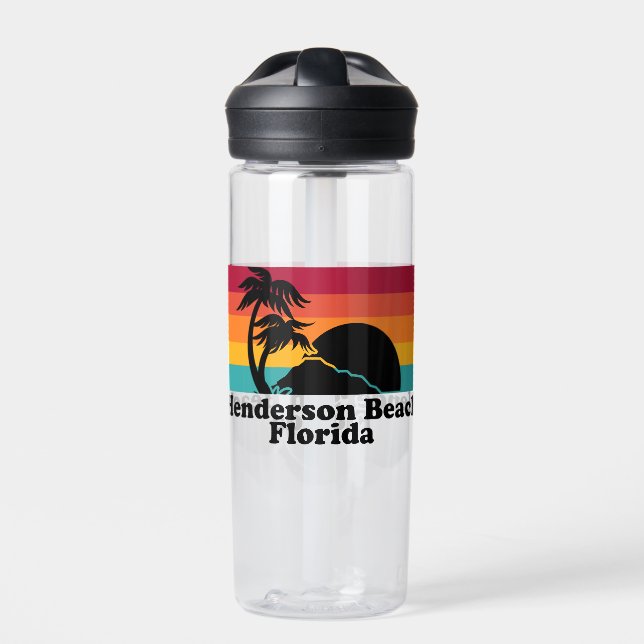 Vintage Henderson Beach Florida Water Bottle (Front)