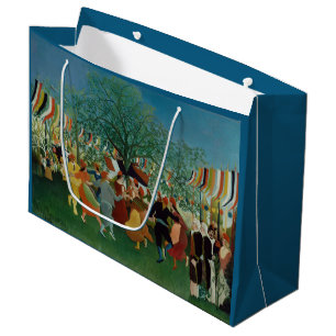 Vintage Henri Rousseau Centennial of Independence Large Gift Bag