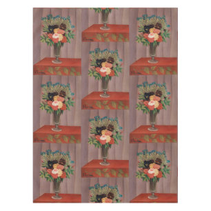 Vintage Henri Rousseau French Floral Cottagecor Tablecloth