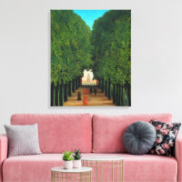 Vintage Henri Rousseau Paris Green Trees Park Art