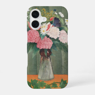 Vintage Henri Rousseau Pink Floral Still Life iPhone 16 Case
