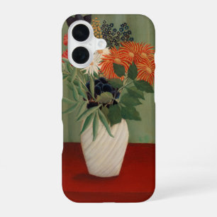 Vintage Henri Rousseau Sage Green Floral Art Print iPhone 16 Case