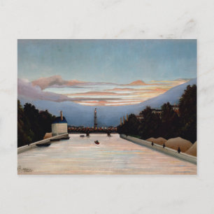 Vintage Henri Rousseau The Eiffel Tower Postcard