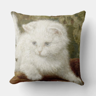 Vintage Henriette Ronner-Knip Curiousity Cushion
