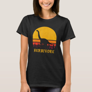 Vintage Herbivore Team Dinosaur Vegan Veggies Vege T-Shirt