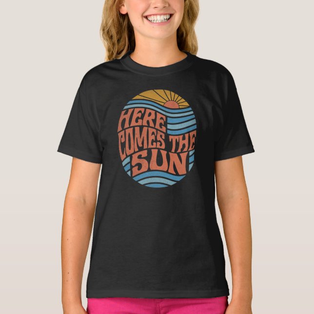 Vintage Here Comes The Sun T-Shirt (Front)