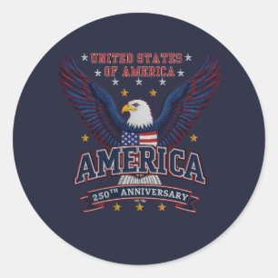 Vintage Heritage 250 Year Classic Round Sticker