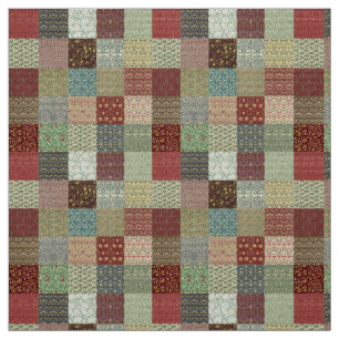 Vintage Heritage Patchwork Textiles Fabric