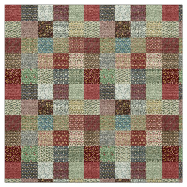 Vintage Heritage Patchwork Textiles Fabric (Swatch)