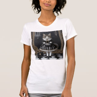 Vintage High End Fashion Cat T-Shirt