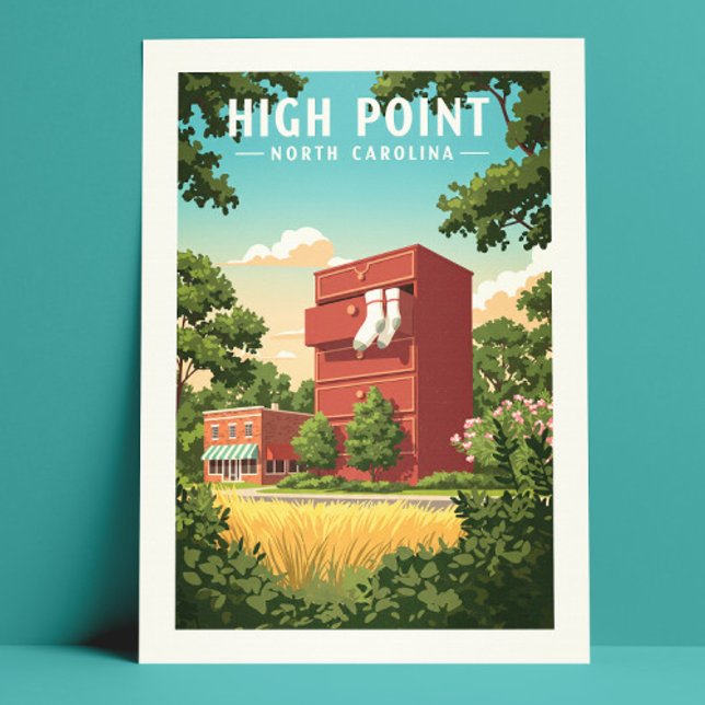 Vintage High Point North Carolina Postcard (Creator Uploaded)