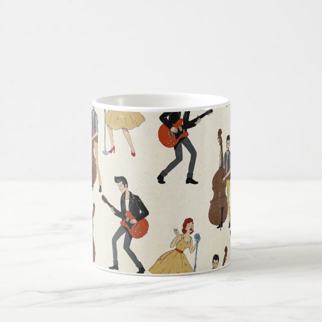 Vintage Hillbill Rockers Coffee Mug (Center)