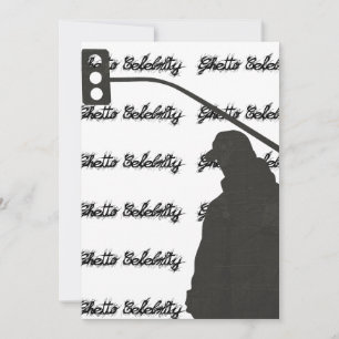 Vintage Hip hop Ghetto Celebrity Street Urban  Announcement