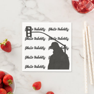 Vintage Hip hop Ghetto Celebrity Street Urban Napkin