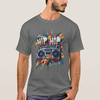 Vintage Hip Hop RapperInspired Boombo Music funny T-Shirt