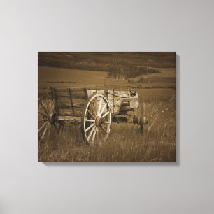 Vintage Historical Wagon #2 Canvas Wall Art