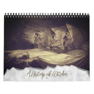 Vintage Historical Witches Calendar