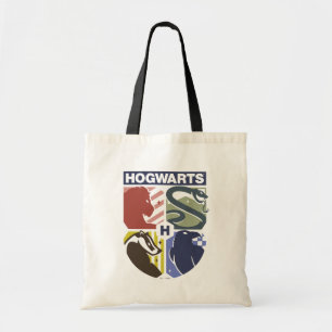 Vintage HOGWARTS™ Stamped Crest Tote Bag