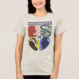 Vintage HOGWARTS™ Stamped Crest Tri-Blend Shirt