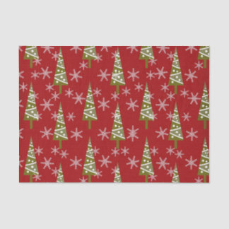 vintage Holiday Christmas patterns Tissue Paper