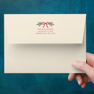 Vintage Holiday Cocktail Party Envelope