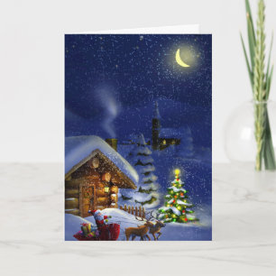 Vintage   Holiday Merry Christmas Card