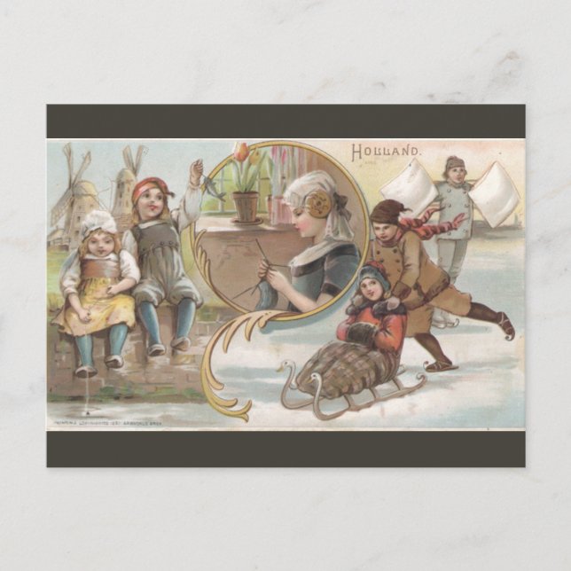 Vintage Holland Postcard (Front)