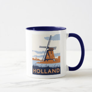 Vintage Holland Poster Mug