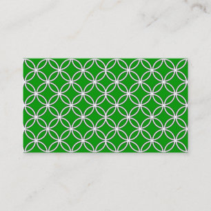 Vintage Hollywood Green Business Card