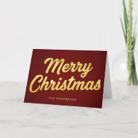 Vintage Hollywood Script Merry Christmas