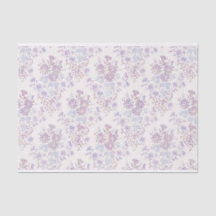Vintage holographic flora Tissue Paper
