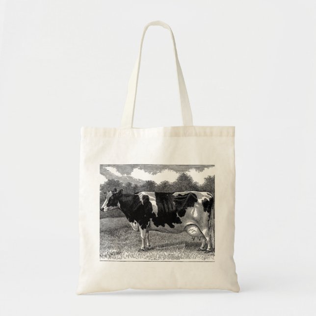 Vintage Holstein Tote Bag (Front)
