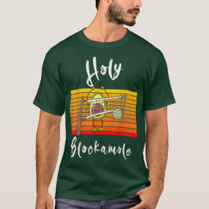 Vintage Holy Blockamole Avocado Volleyball For Avo T-Shirt