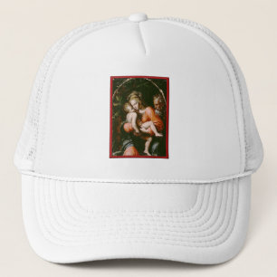 VINTAGE HOLY FAMILY TRUCKER HAT