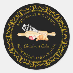Vintage Homemade Baking Small Business Label