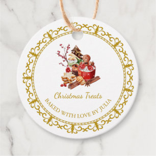 Vintage Homemade Christmas Treat Hang Tag