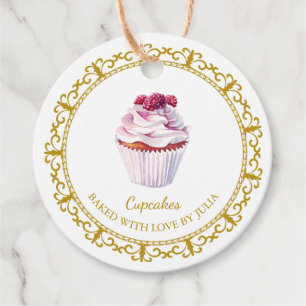 Vintage Homemade Cupcakes Hang Tag