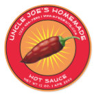 Vintage Homemade Hot Sauce Label Template