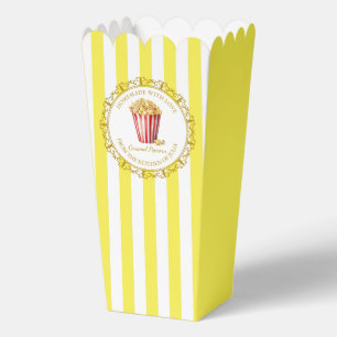 Vintage Homemade Popcorn Favour Box
