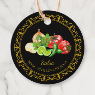 Vintage Homemade Salsa Hang Tag