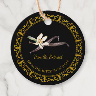 Vintage Homemade Vanilla Extract Hang Tag