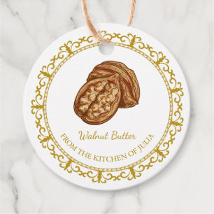 Vintage Homemade Walnut Butter Hang Tag